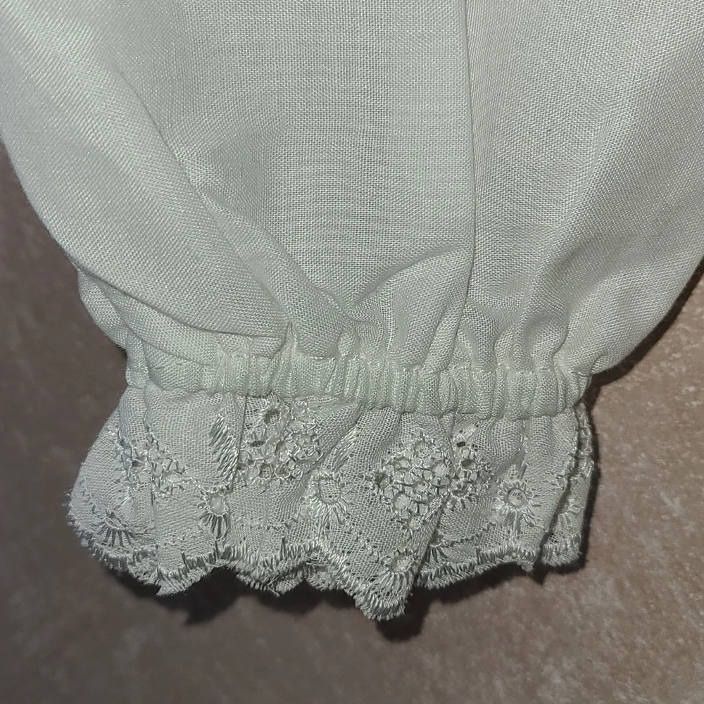 Vintage Button down lace blouse - Picture 8 of 13